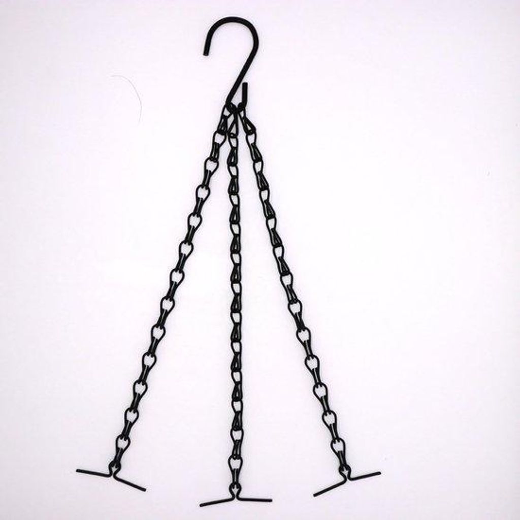 Metallisches Gartenaccessoires-Set mit 6 Schlauchhängern, schwarz, für Außenanlagen, S-förmige Gartenhaken