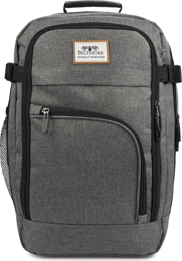 Zaino Beltimore Grigio Kratoktgrey: Bagaglio a Mano Leggero e Smart