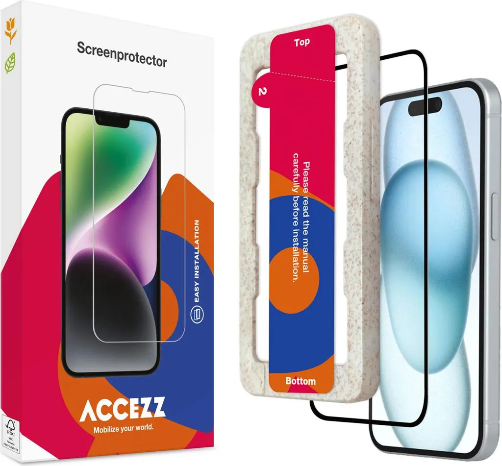 Protezione Schermo iPhone 15 Plus Accezz: Trasparenza e Sicurezza