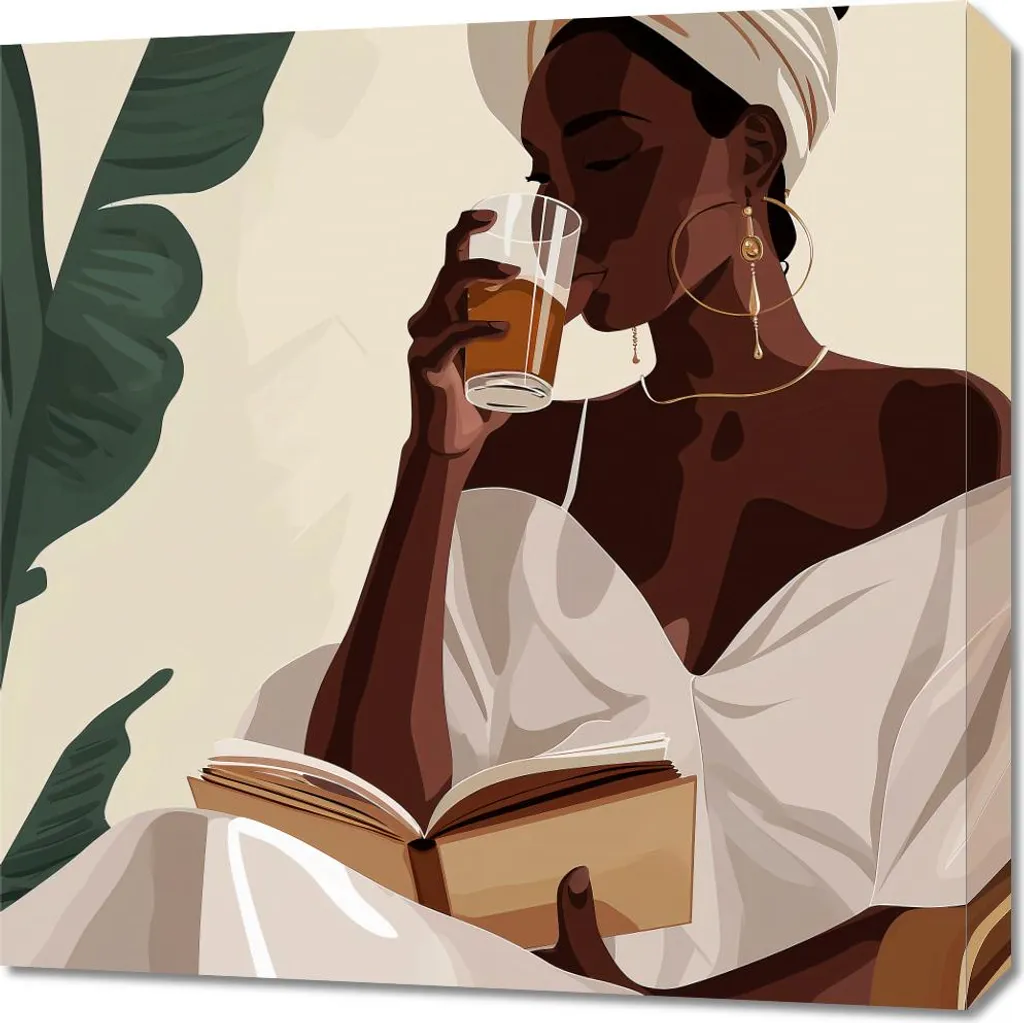 Quadro Decorativo 60x60 cm Libro | Tela Canvas Moderna Minimalista