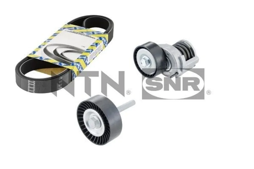 Kit Courroie Accessoire NTN SNR KA857.14 pour VW Golf V et Polo 9N