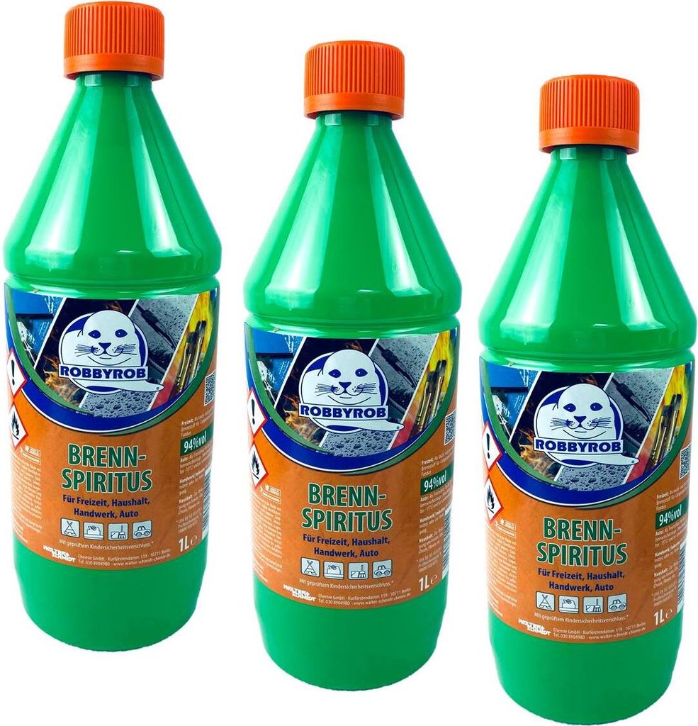 Robbyrob Brennspiritus 3L Alkoholreiniger