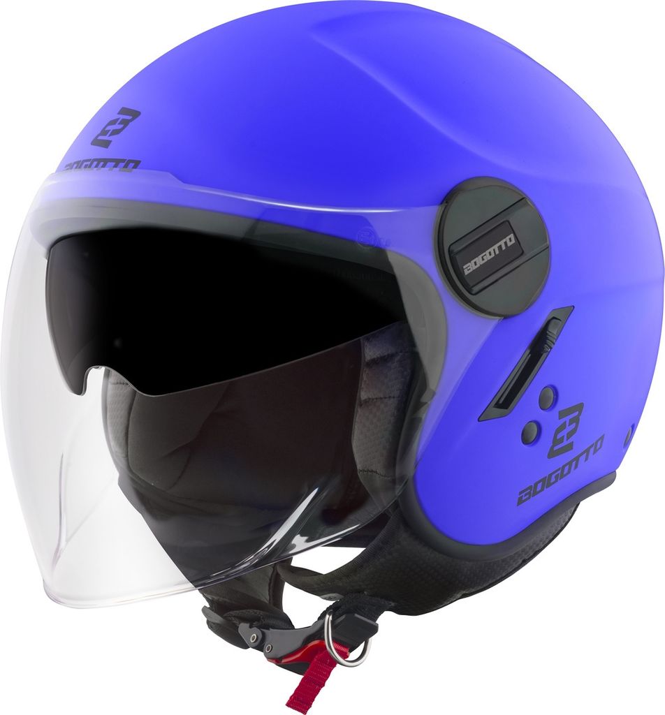 Bogotto H595-1 SPN Jethelm, blau matt, XL