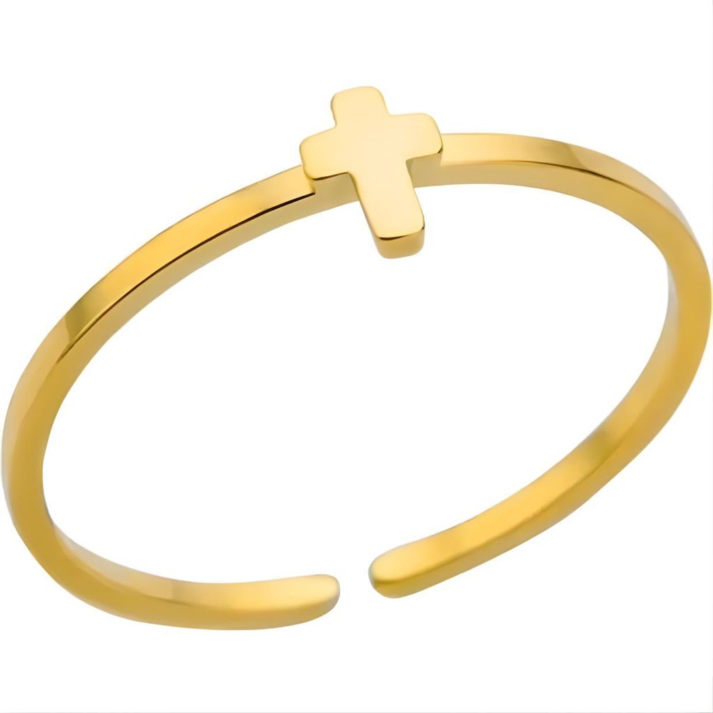 Anello GE-39041 Oro Regolabile - Eleganza Minimalista Immagine del prodotto 