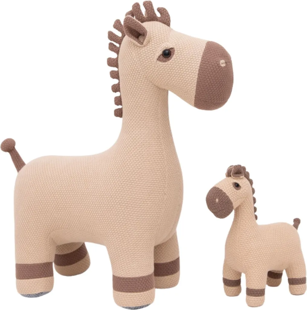 Doudous Chevaux en Coton Anti-Allergie pour Sommeil Paisible de Bébé