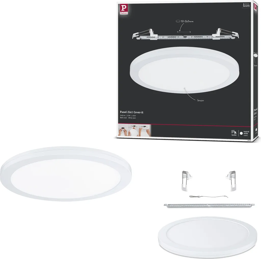 Recensione Tecnica Pannello LED Paulmann 2in1 Cover-it 16.5W