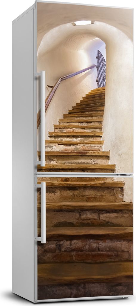 Tulup Kühlschrankdekoration - 70x190 cm - Aufkleber auf dem Kühlschrank - Treppen im Schloss