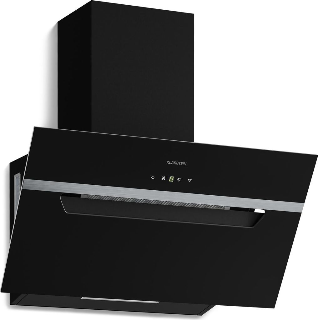 Klarstein BigBite šikmý digestor - 60 cm digestor, 417 m³/h Obrázok produktu 