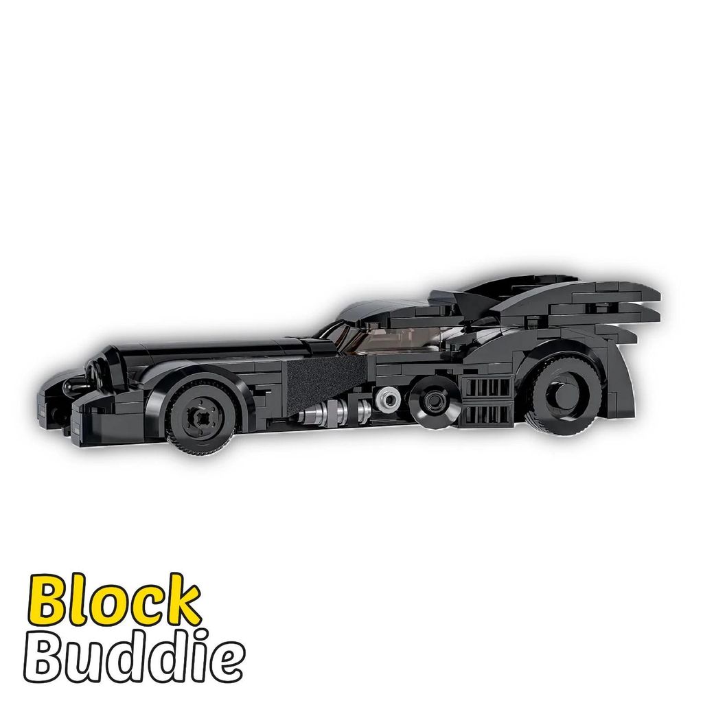 Batman Batmobile 1985 Klemmbaustein Set - Stealth Jet-Modell mit Cockpit