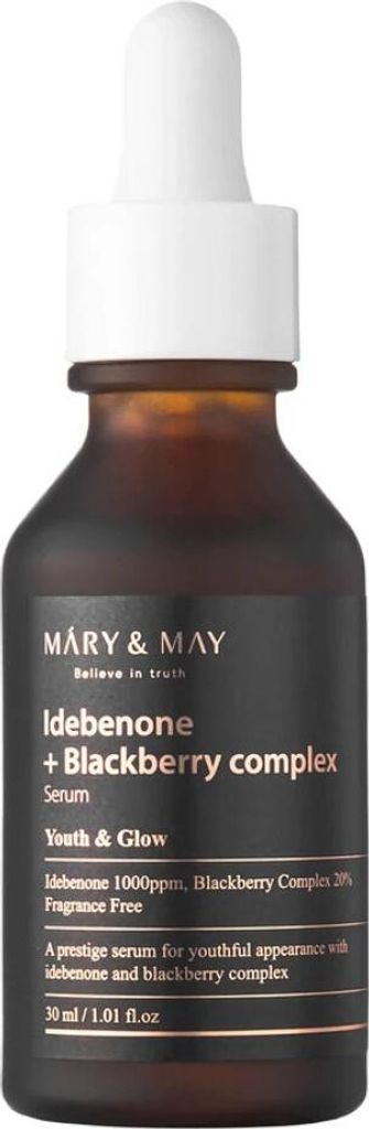 MARY&MAY Idebenone + Blackberry Complex Sérum lissant pour Image du produit 