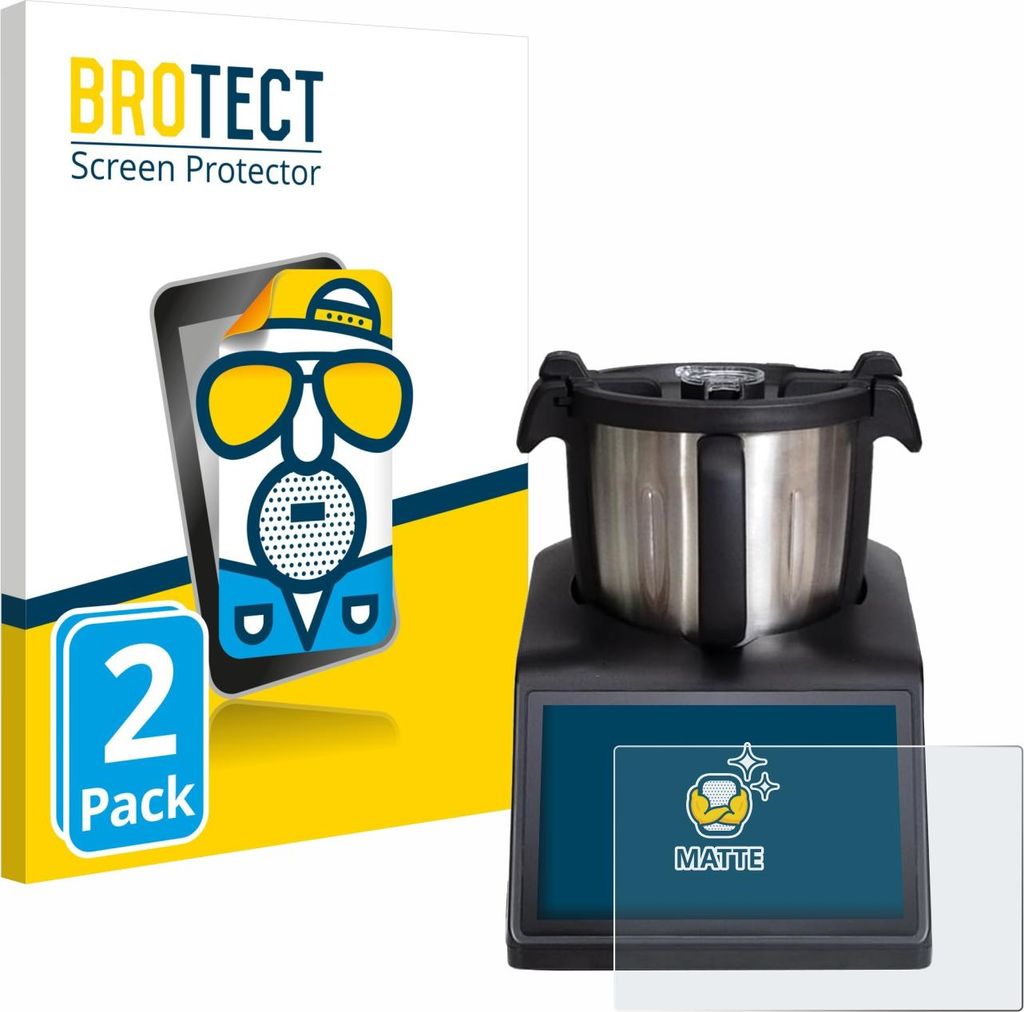 2x BROTECT Schutzfolie für Ufesa TotalChef RK10 Displayschutz Displayschutzfolie Folie Matt Entspiegelungsfolie