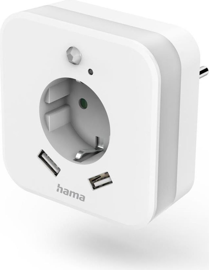 Hama 00223498, Typ F, Typ F, Priamy, Biela, 230 mm, 90 mm Obrázok produktu 