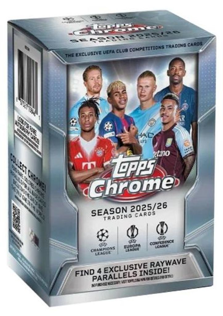 Coffret économique Topps Chrome Compétitions de clubs de Image du produit 