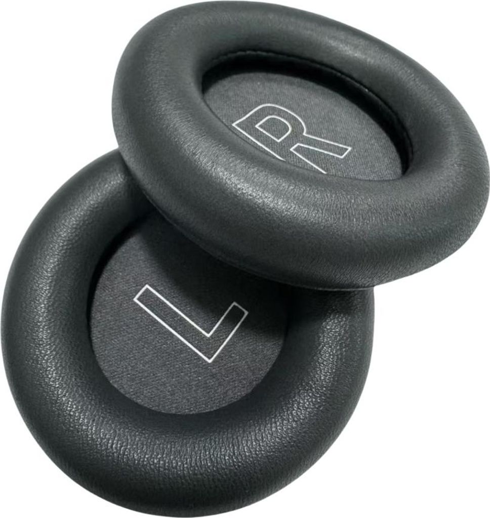 INF Ohrpolster Ersatz für B&O HX Bang & Olufsen Beoplay HX - Schafsleder, Mehrere Farben, 2er Pack Schwarz