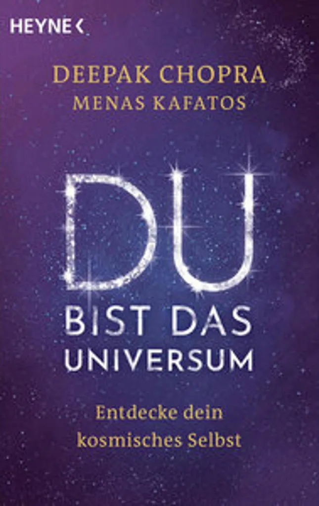 Poster Mural Du bist das Universum - Décoration Style Scandinave Noir