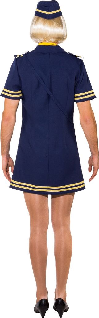 Nonnen-Kostüm Für Herren – Schwarz-weißes Ordensfrau-Kleid Mit Haube & Gürtel (Größe 58-60)