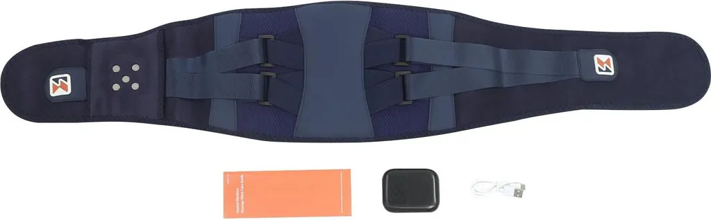 Soulager mal de dos avec la ceinture chauffante vibrante LCD ergonomique