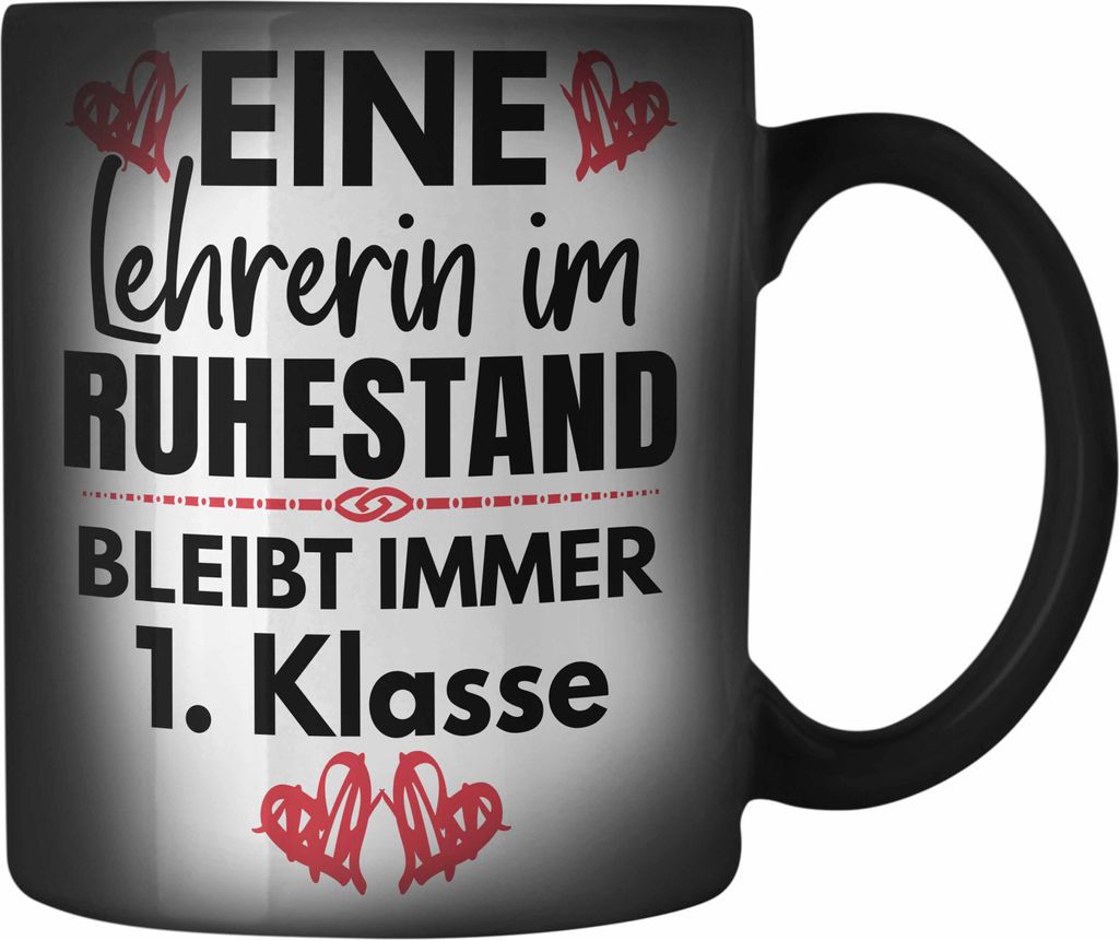 Trendation - Lehrerin Rente Geschenk Farbwechsel Produktbild 