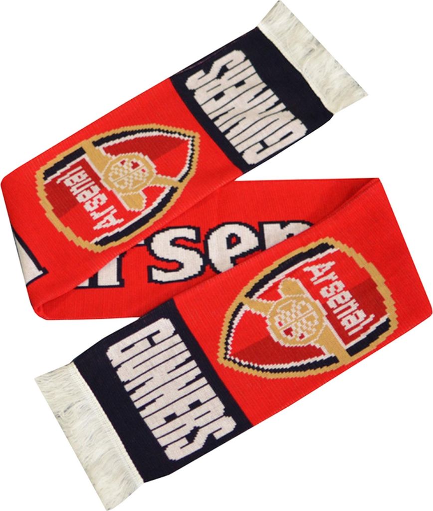 Arsenal FC - Šál „Gunners“, žakár BS4704 (jednotná veľkosť) Obrázok produktu 