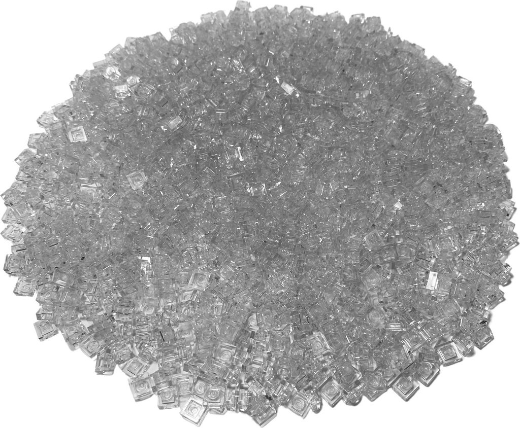 LEGO: 50x transparente Platten 1x1
