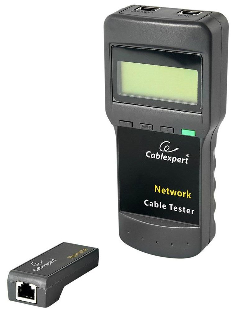 GEMBIRD Digitaler Kabeltester RJ45, RJ11, UTP, STP