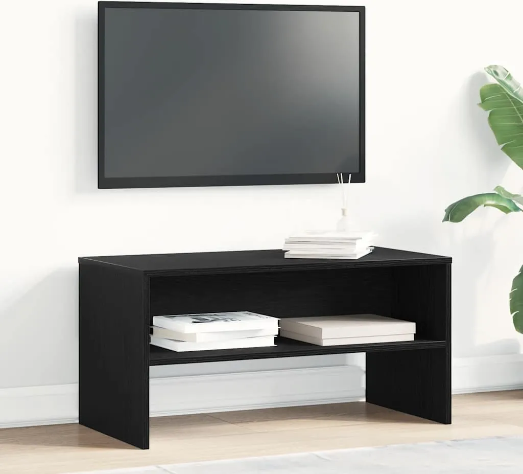 Maison Exclusive Mobile TV Rovere Nero 80x40x40 cm - Offerta Online