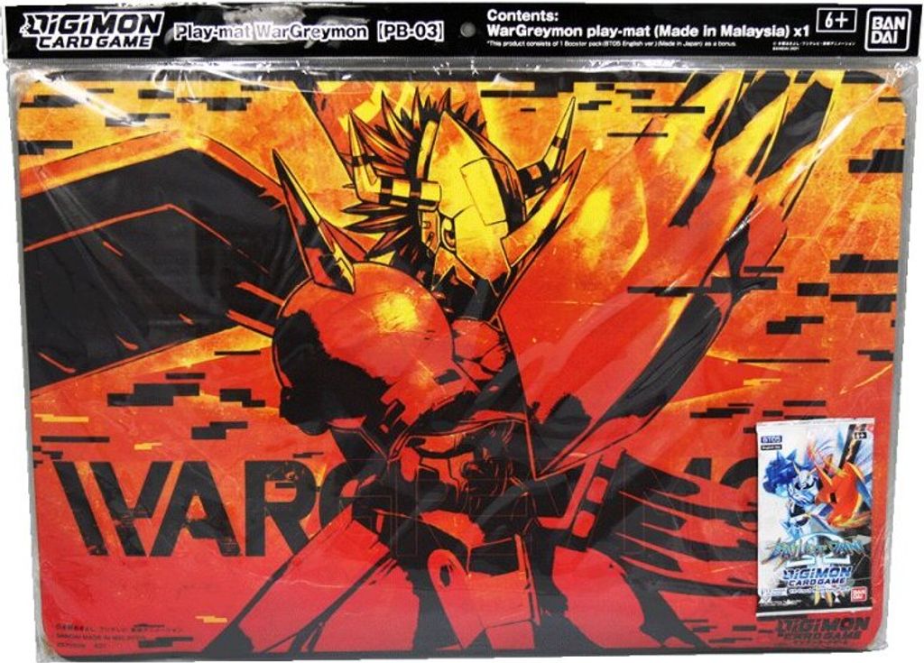 Digimon Card Game - Play-mat Wargreymon PB-03 - englisch