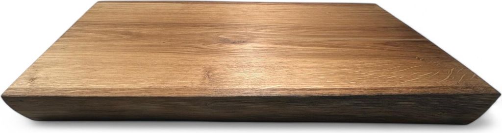 Schneidebrett aus Eiche massiv 43x20x5cm, Käsebrett, Präsentationsbrett