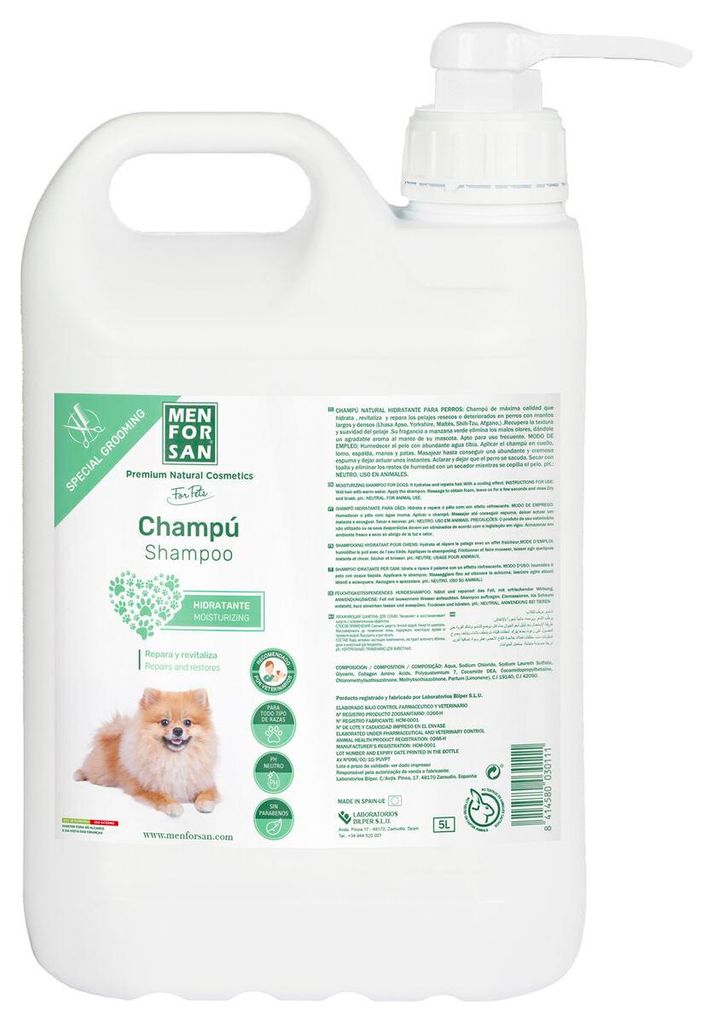 Feuchtigkeitsspendendes Shampoo Menforsan 5 L
