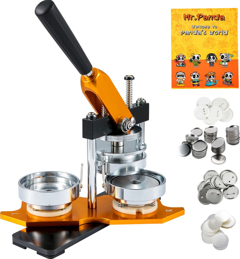 SucceBuy 75-mm-Buttonmaschine, 3-Zoll-Anstecker-Pressset Produktbild 