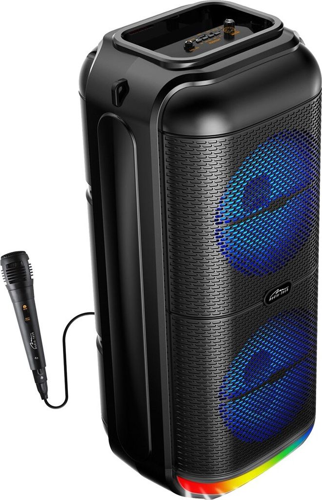 Media-Tech tragbarer Lautsprecher, Karaoke, Bluetooth 5.3, 900W, MT3183