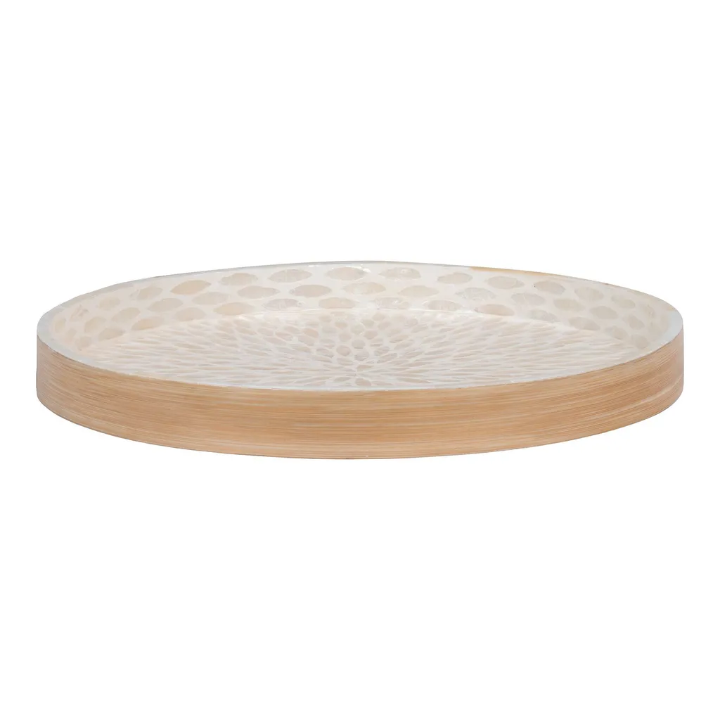 Plateau Bakke beige scandinave design minimaliste pour cuisine et salon