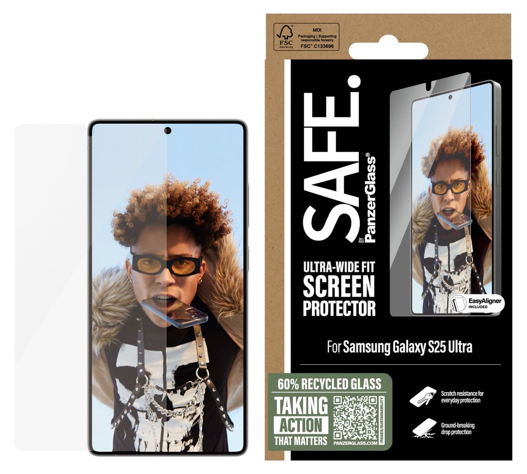 PanzerGlass SAFE. by ® Screen Protector Samsung Galaxy S25 Obrázek produktu 