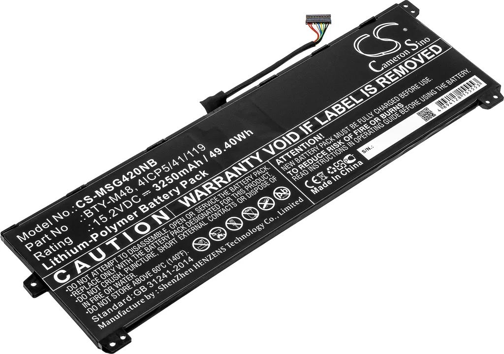Batterie de Rechange Lithium pour PC Portable Mechrevo i5 8250U 8GB