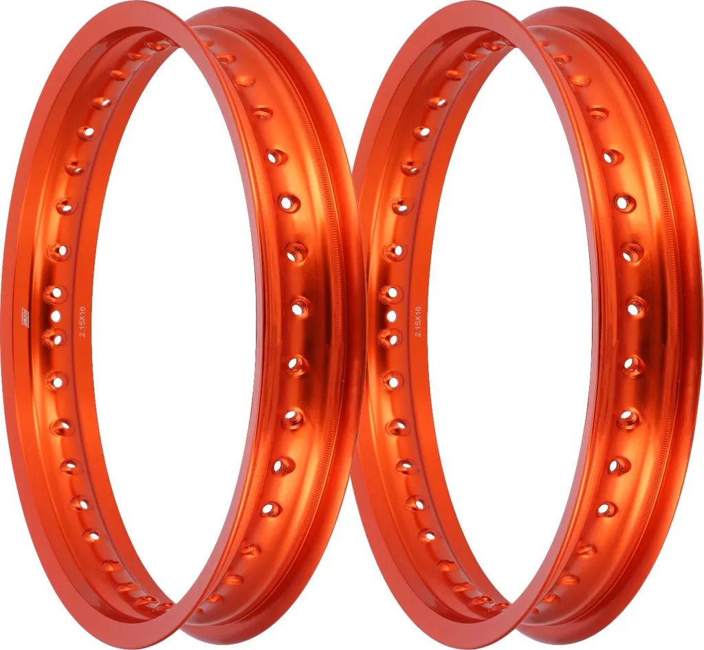 Jante MZ 16 pouces anti-corrosion orange pour modèles ETZ 251 et 301