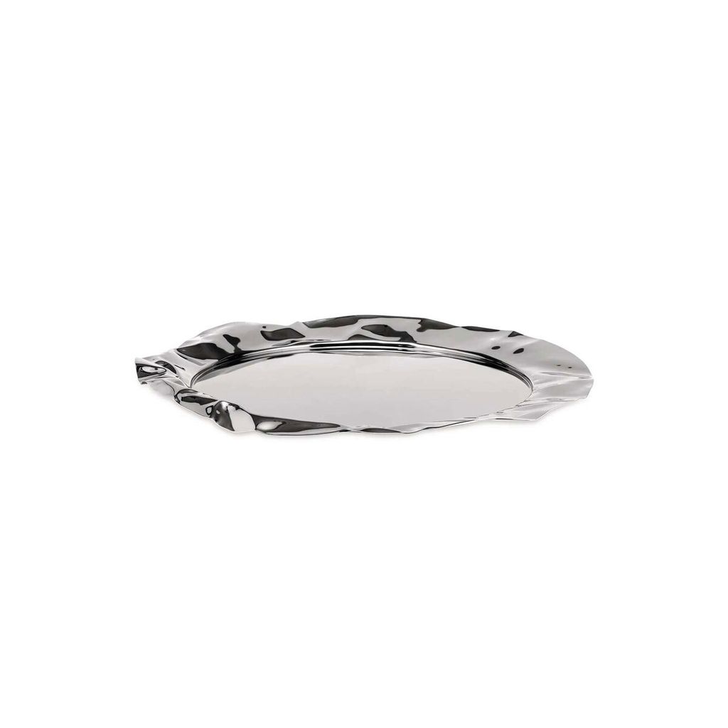 Alessi - Serveerplank Foix, diameter 44 cm, roestvrij staal Productafbeelding 