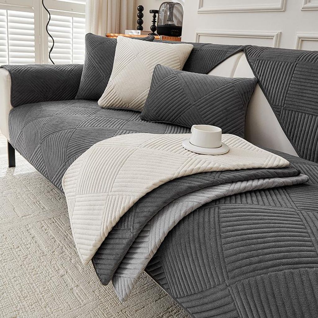 Rutschfeste verdickte Sofabezug,70x150cm Couchbezug,2 Produktbild 
