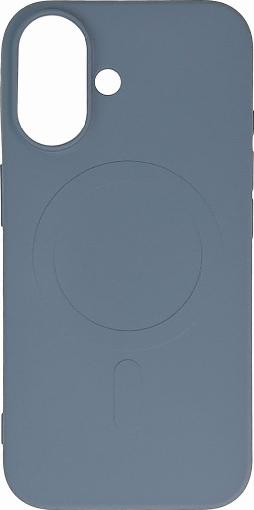 Hurtel Liquid Silicon case Magsafe, Cover, Apple, iPhone 16, 15,5 cm (6.1"), Grau
