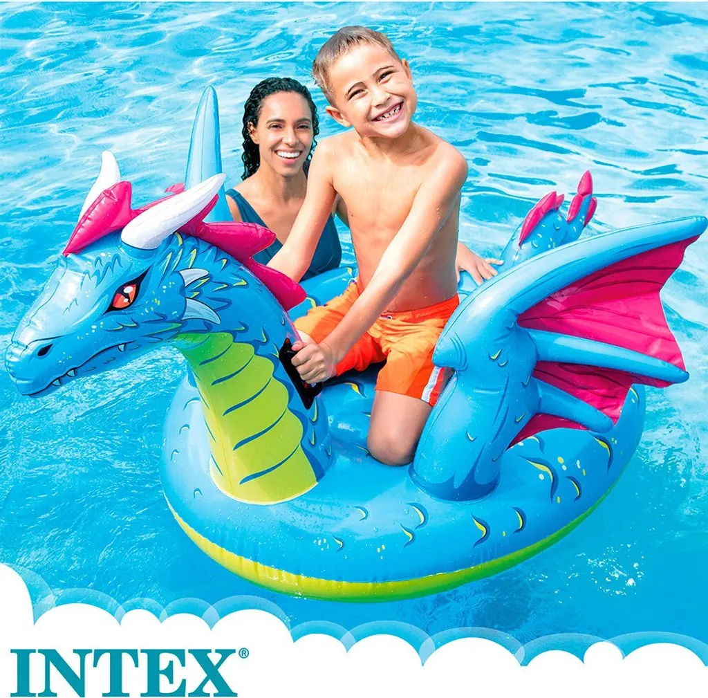 Dragon Gonflable Intex 57563 avec Poignées - Vinyle Robuste et Stable - 13
