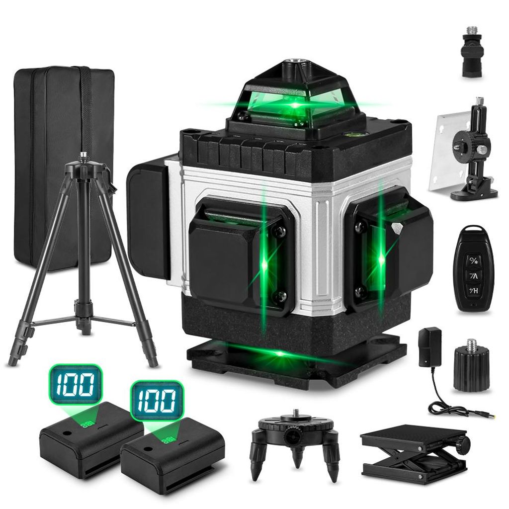 Laser-Wasserwaage Kreuzlinienlaser mit Stativ, 16 Line Produktbild 