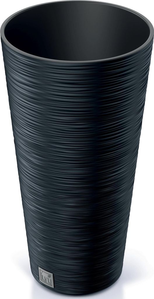 Pot de jardin Pot 30 cm rond Terrace Garden Home Anthracite Image du produit 