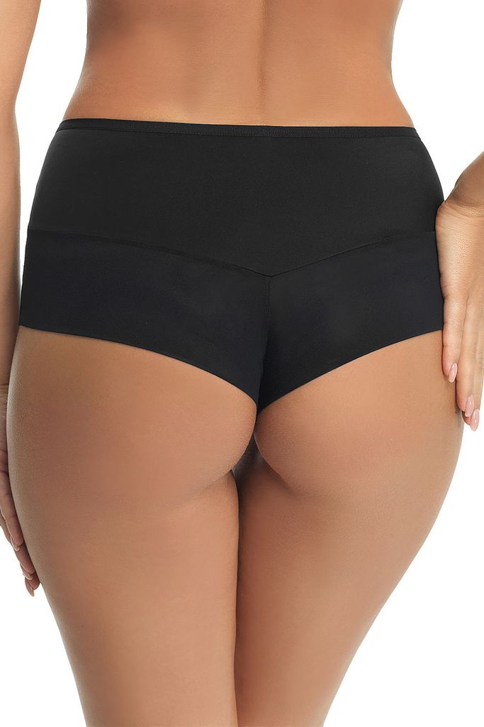 Gorsenia Damen Slip Brazilian Unterhose Unterwäsche K498 Paradise, schwarz, M