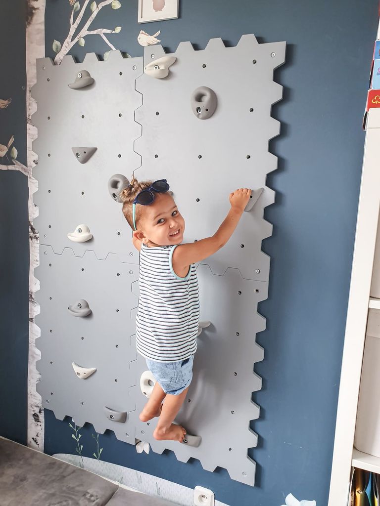 Kletterwand Indoor Game für Kinder mit Griffe | Klettergerüst Kinderzimmer