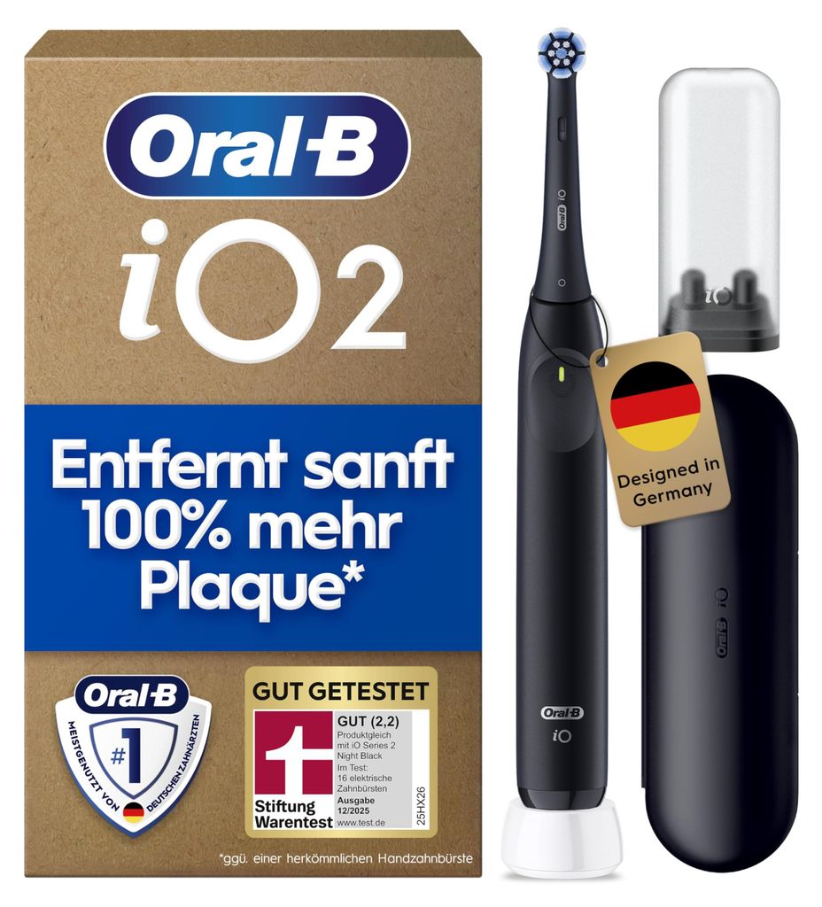 Oral-B iO 2 Black Elektryczna szczoteczka do zębów dla Zdjęcie produktu 