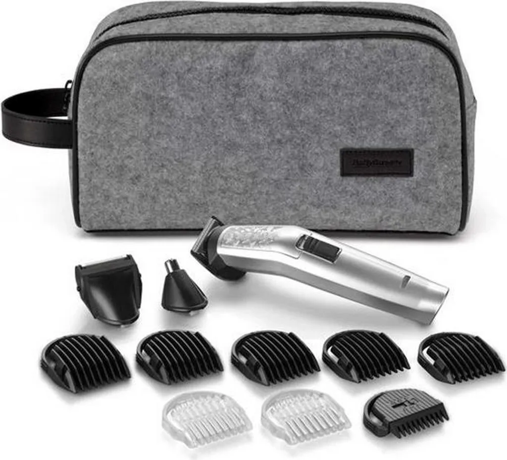 Tondeuse multifonction homme Babyliss pour corps et barbe en acier