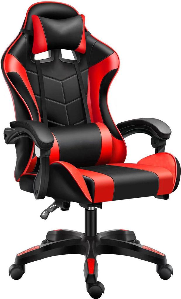 GAME EXTREME Gaming-Stuhl, schwarz und rot, , FG-002