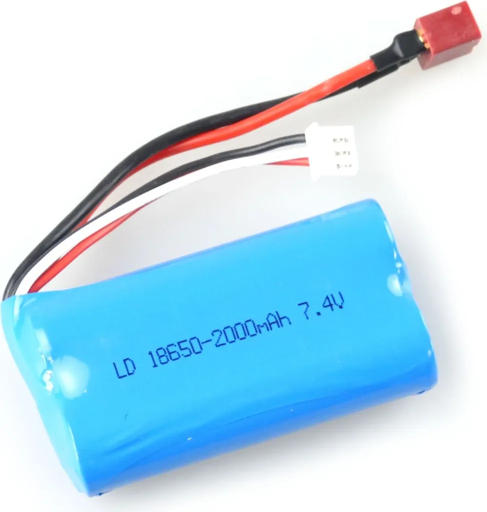 Batterie LiPo 2S 7,4V 2000mAh Amewi RCZ Accu Rechargeable Connecteur T