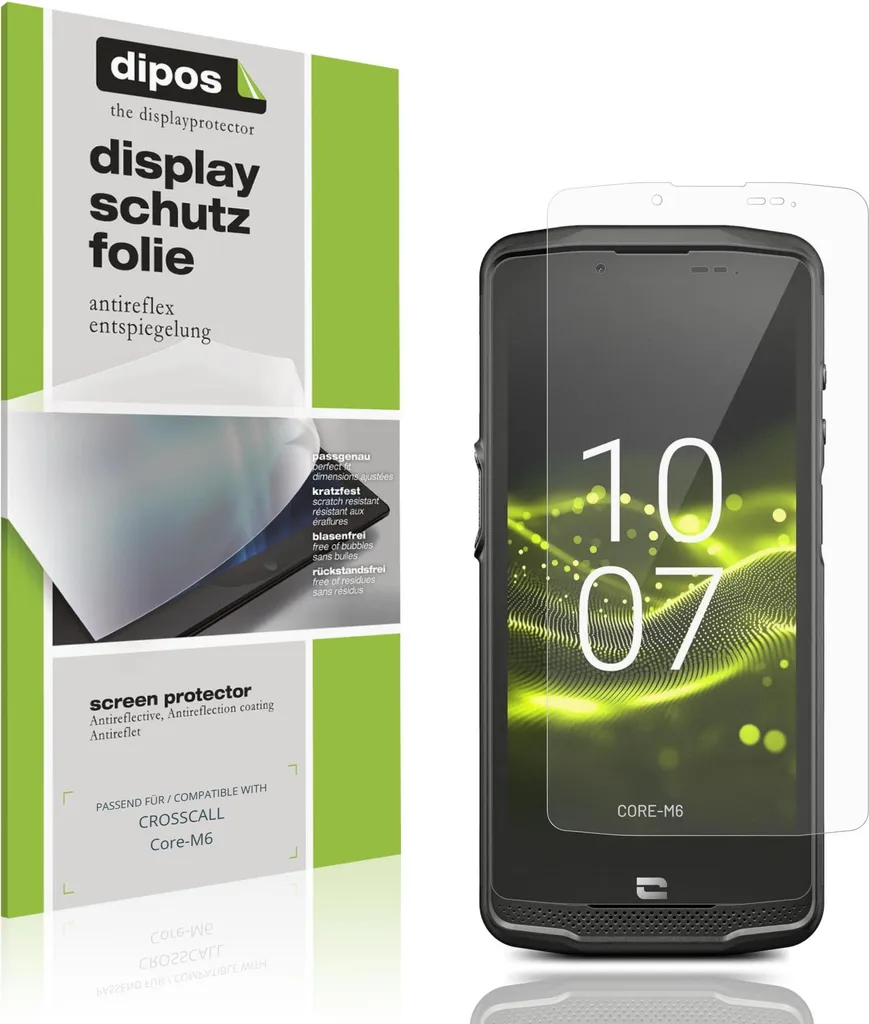 dipos I 2X Pellicola Protettiva antiriflesso Compatibile con Crosscall