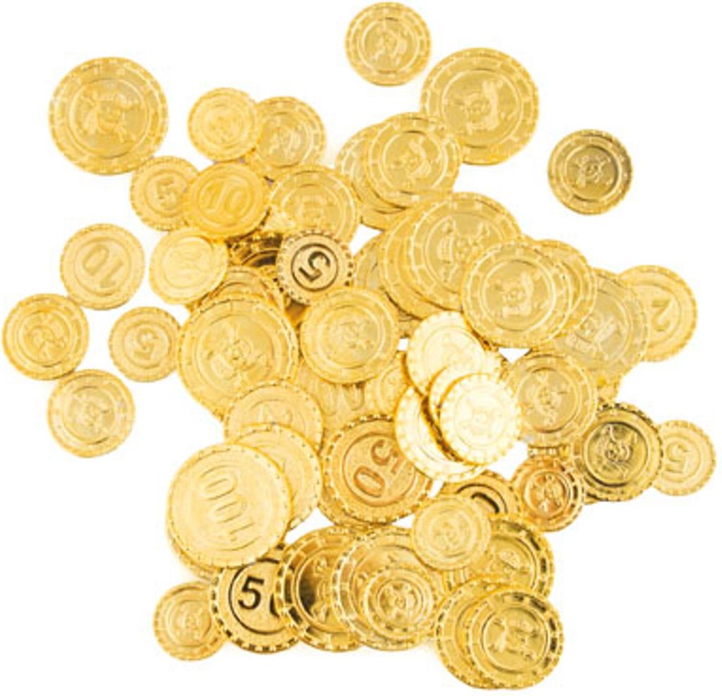 50 Goldmünzen Piratenschatz | Gold Produktbild 