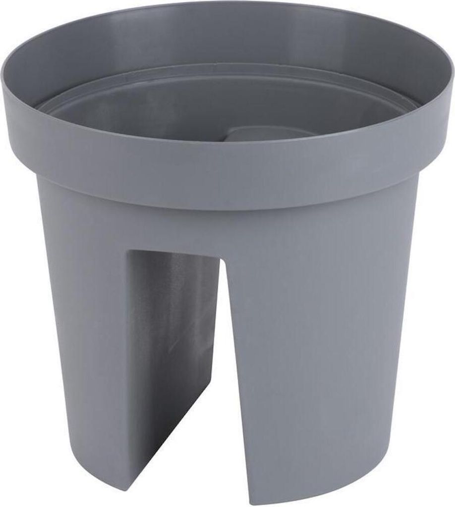 PROREGAL Blumentopf GDA Modern, Geländer, 25,5x28cm, Grau